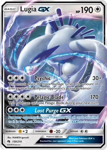 Lugia-GX 159/214 Lost Thunder