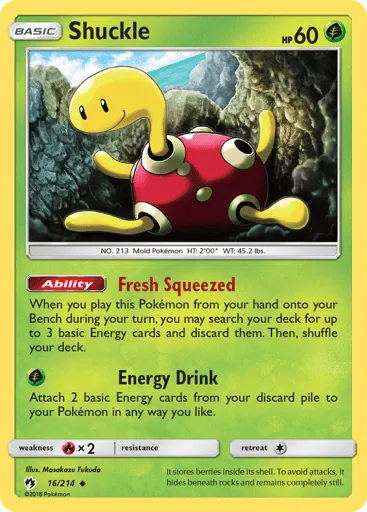 Shuckle 16/214 Lost Thunder
