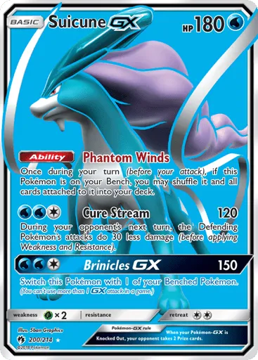 Suicune-GX 200/214 Lost Thunder