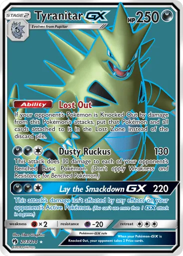 Tyranitar-GX 203/214 Lost Thunder