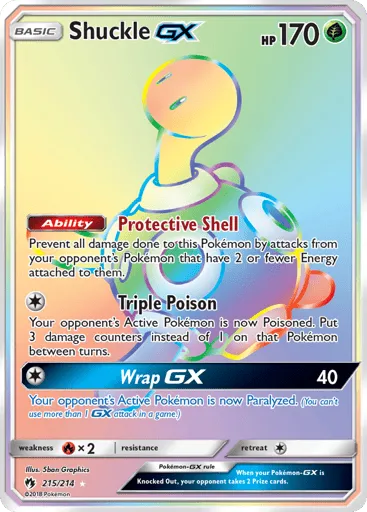 Shuckle-GX 215/214 Lost Thunder