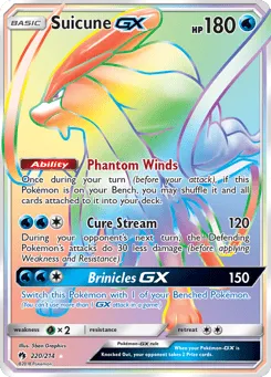Suicune-GX 220/214 Lost Thunder