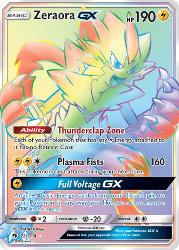 Zeraora-GX 221/214 Lost Thunder