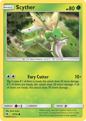Scyther 3/214 Lost Thunder