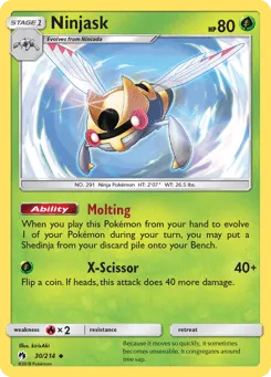 Ninjask 30/214 Lost Thunder