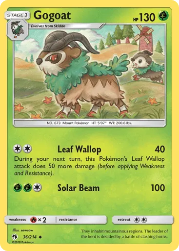 Gogoat 36/214 Lost Thunder