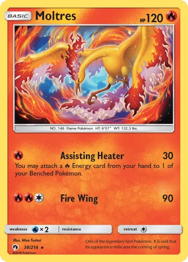 Moltres 38/214 Lost Thunder
