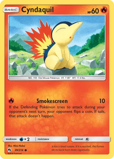 Cyndaquil 39/214 Lost Thunder