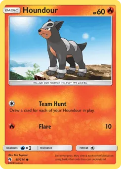 Houndour 45/214 Lost Thunder