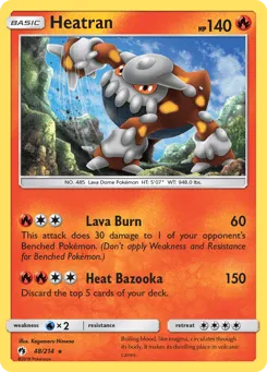 Heatran 48/214 Lost Thunder