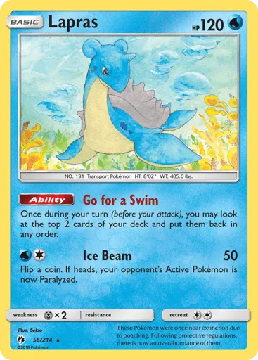 Lapras 56/214 Lost Thunder