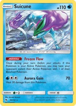 Suicune 59/214 Lost Thunder