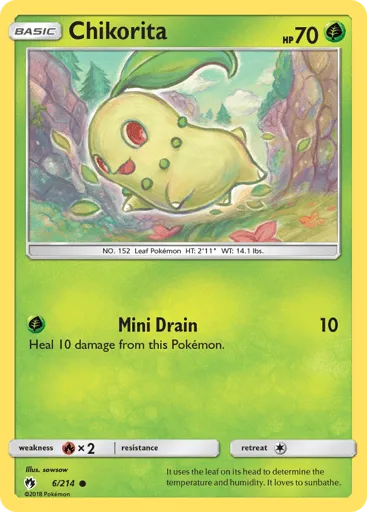 Chikorita 6/214 Lost Thunder