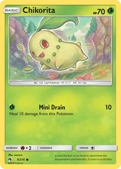 Chikorita 6/214 Lost Thunder