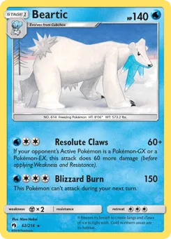 Beartic 62/214 Lost Thunder