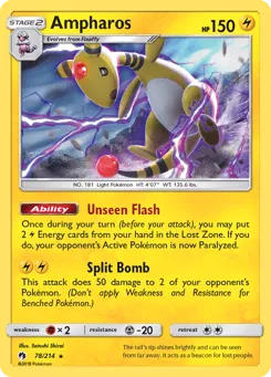 Ampharos 78/214 Lost Thunder