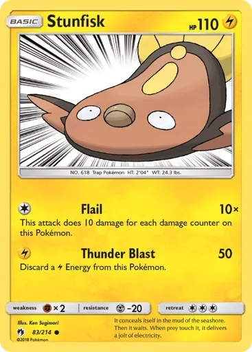 Stunfisk 83/214 Lost Thunder