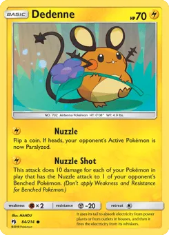 Dedenne 84/214 Lost Thunder