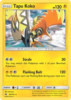 Tapu Koko 85/214 Lost Thunder