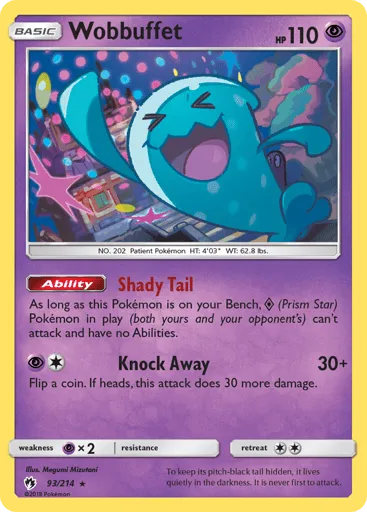 Wobbuffet 93/214 Lost Thunder