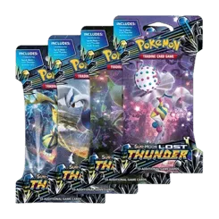 Lost Thunder Sleeved Booster Pack Art Bundle (Set of 4)