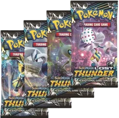 Lost Thunder Booster Pack Art Bundle (Set of 4)