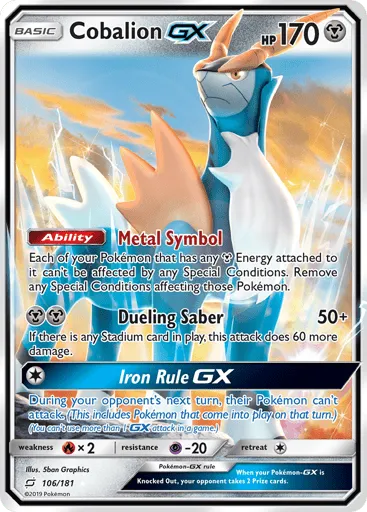 Cobalion-GX 106/181 Team Up