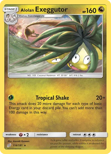 Alolan Exeggutor 114/181 Team Up