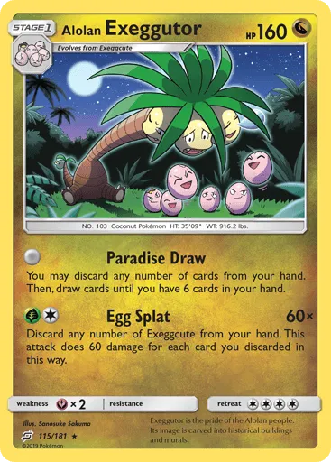 Alolan Exeggutor 115/181 Team Up