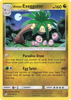 Alolan Exeggutor 115/181 Team Up