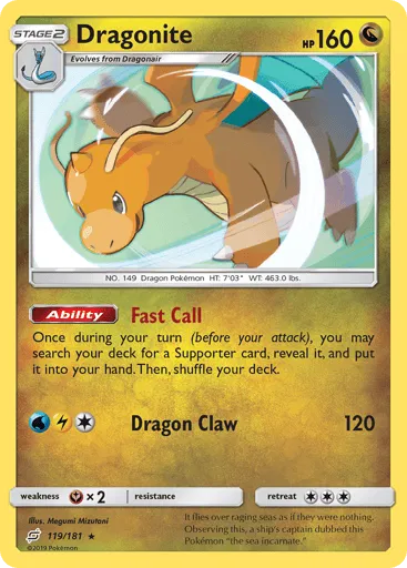 Dragonite 119/181 Team Up