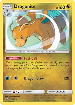 Dragonite 119/181 Team Up
