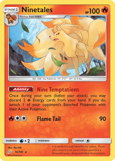 Ninetales 16/181 Team Up