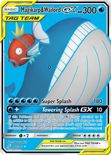 Magikarp & Wailord-GX 160/181 Team Up