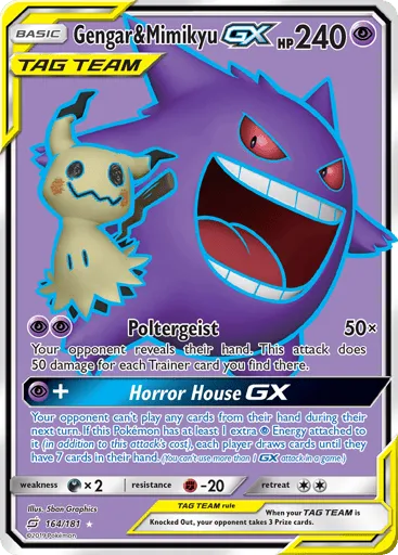 Gengar & Mimikyu-GX 164/181 Team Up