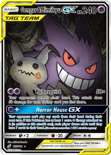 Gengar & Mimikyu-GX 165/181 Team Up