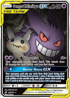 Gengar & Mimikyu-GX 165/181 Team Up