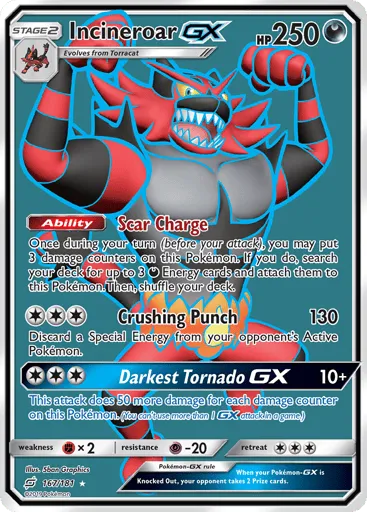Incineroar-GX 167/181 Team Up