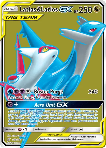 Latias & Latios-GX 169/181 Team Up
