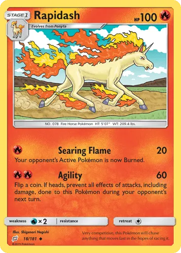 Rapidash 18/181 Team Up