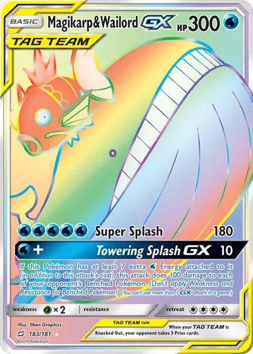 Magikarp & Wailord-GX 183/181 Team Up