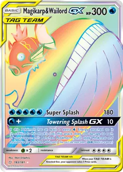 Magikarp & Wailord-GX 183/181 Team Up