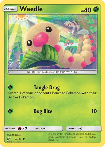 Weedle 2/181 Team Up