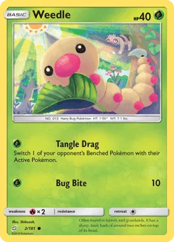Weedle 2/181 Team Up