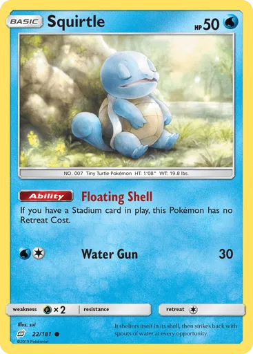 Squirtle 22/181 Team Up