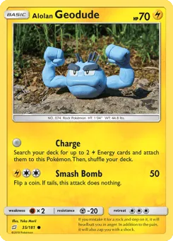Alolan Geodude 35/181 Team Up