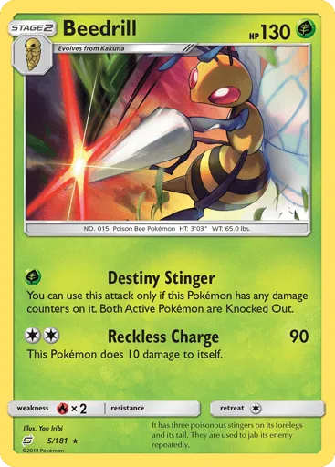 Beedrill 5/181 Team Up