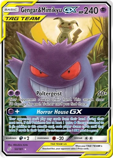 Gengar & Mimikyu-GX 53/181 Team Up