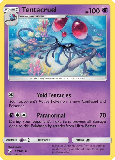 Tentacruel 61/181 Team Up
