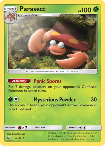 Parasect 7/181 Team Up